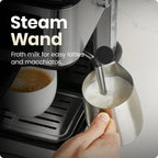 Craftbrew Espresso Machine 15-Bar Steam Wand Digital Touchscreen