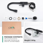High Arc Kitchen Sink Mixer Tap with Pull