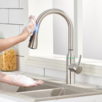 High Arc Kitchen Sink Mixer Tap with Pull