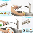 Crea Pull Out Kitchen Taps Mixer Tap