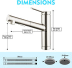 Crea Pull Out Kitchen Taps Mixer Tap