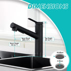 Crea Pull Out Kitchen Taps Mixer Tap