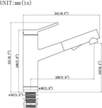 Crea Pull Out Kitchen Taps Mixer Tap