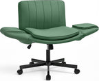 Criss Cross Legged Office Chair Vanity Swivel Desk