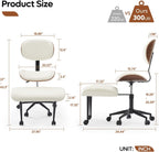 Cross Legged Office Chair Criss with Adjustable Arms