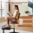 Cross Legged Office Chair Criss with Adjustable Arms