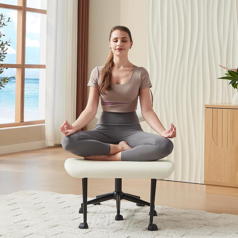 Cross Legged Office Chair Criss with Adjustable Arms