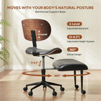 Cross Legged Office Chair Criss with Adjustable Arms