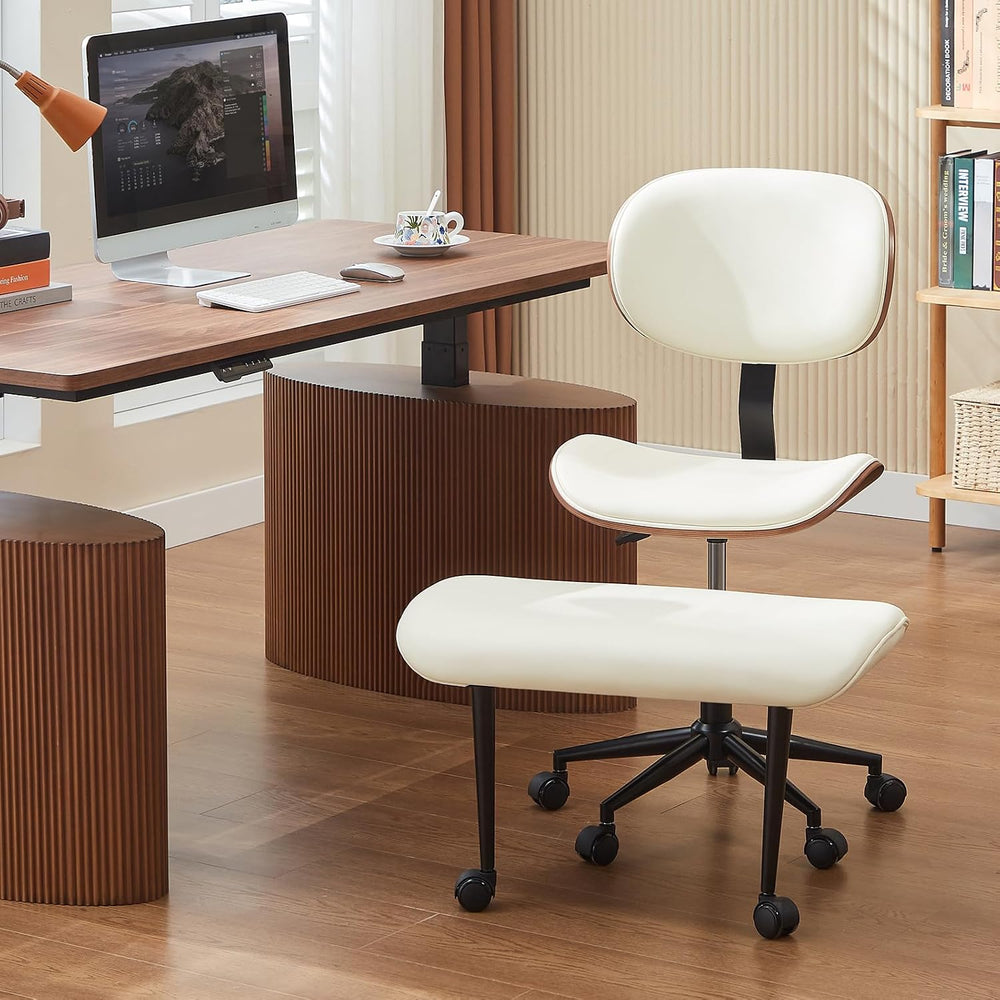 Cross Legged Office Chair Criss with Adjustable Arms