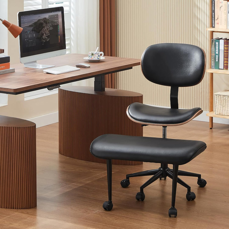 Cross Legged Office Chair Criss with Adjustable Arms