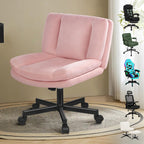 Cross Legged Office Chair Wide Seat Armless Desk