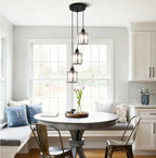 Crystal 3-Light Pendant Ceiling Light Kitchen Island Lights