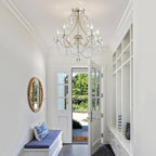 Crystal 5-Light Candle Chandelier Pendant Flushmount Ceiling