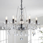 6-light, Black, 56 Cm Wide