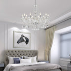Crystal 5-Light Candle Chandelier Pendant Flushmount Ceiling