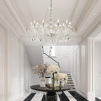 Crystal 5-Light Candle Chandelier Pendant Flushmount Ceiling