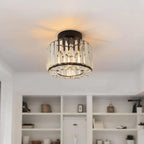 Crystal Ceiling Lights 3-Light Modern LED Chandeliers Fitting