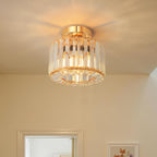 Crystal Ceiling Lights 3-Light Modern LED Chandeliers Fitting