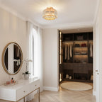 Crystal Ceiling Lights 3-Light Modern LED Chandeliers Fitting