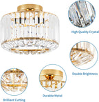 Crystal Ceiling Lights 3-Light Modern LED Chandeliers Fitting