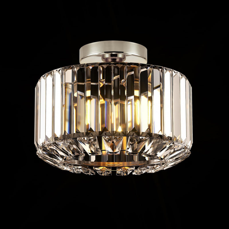 Crystal Ceiling Lights 3-Light Modern LED Chandeliers Fitting