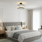 Crystal Ceiling Lights 3-Light Modern LED Chandeliers Fitting