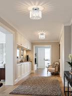 Crystal Ceiling Lights 3-Light Modern LED Chandeliers Fitting