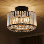 Crystal Ceiling Lights 3-Light Modern LED Chandeliers Fitting