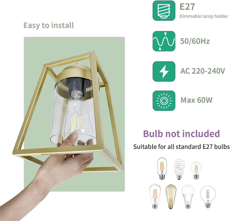 Crystal Ceiling Lights 4-Light E14 Modern Chandelier