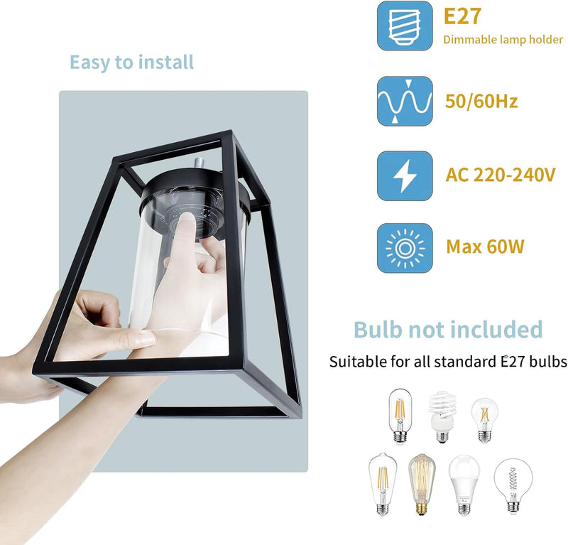 Crystal Ceiling Lights 4-Light E14 Modern Chandelier Semi