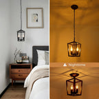 Crystal Ceiling Lights 4-Light E14 Modern Chandelier Semi
