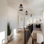 Crystal Ceiling Lights 4-Light E14 Modern Chandelier Semi