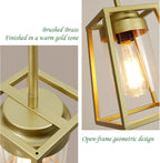 Crystal Ceiling Lights 4-Light E14 Modern Chandelier Semi