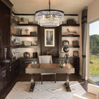 Crystal Chandelier 6-Light Modern Chandeliers for Dining Room