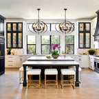 Crystal Chandelier 6-Light Pendant Light for Dining Room