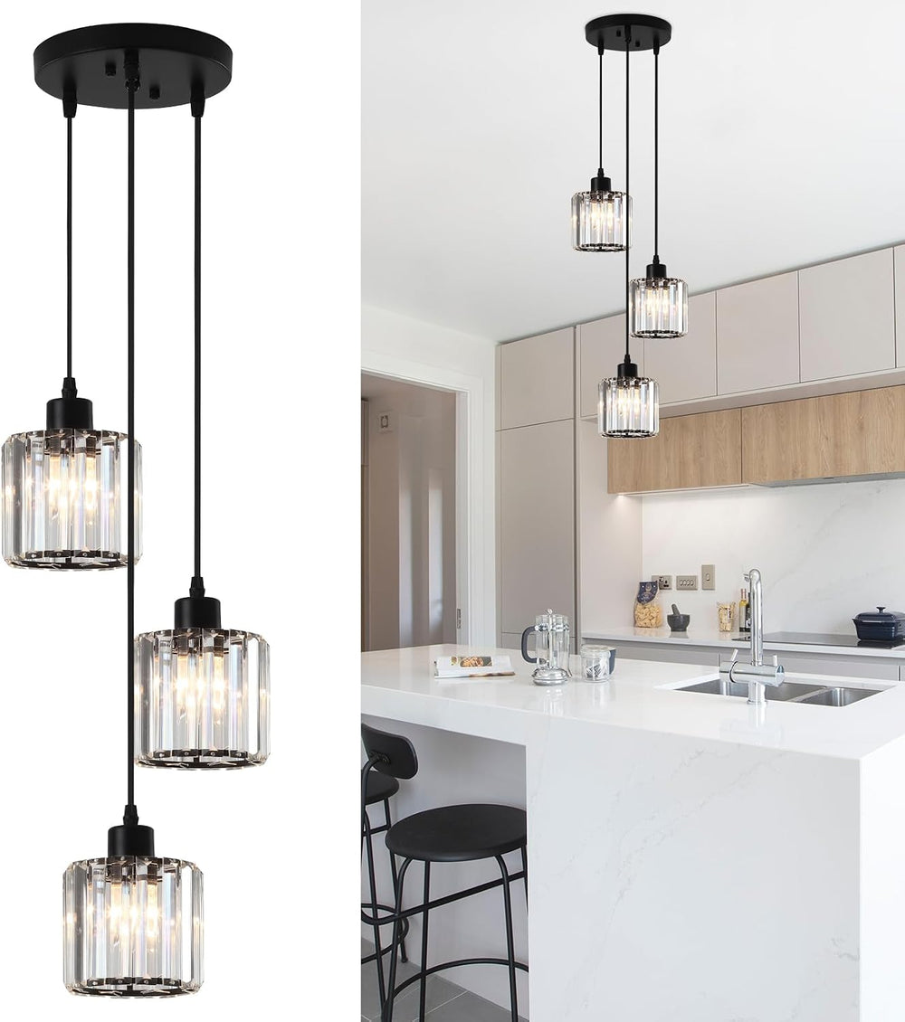 Crystal Chandelier 6 Lights Chandeliers Ceiling Light Modern