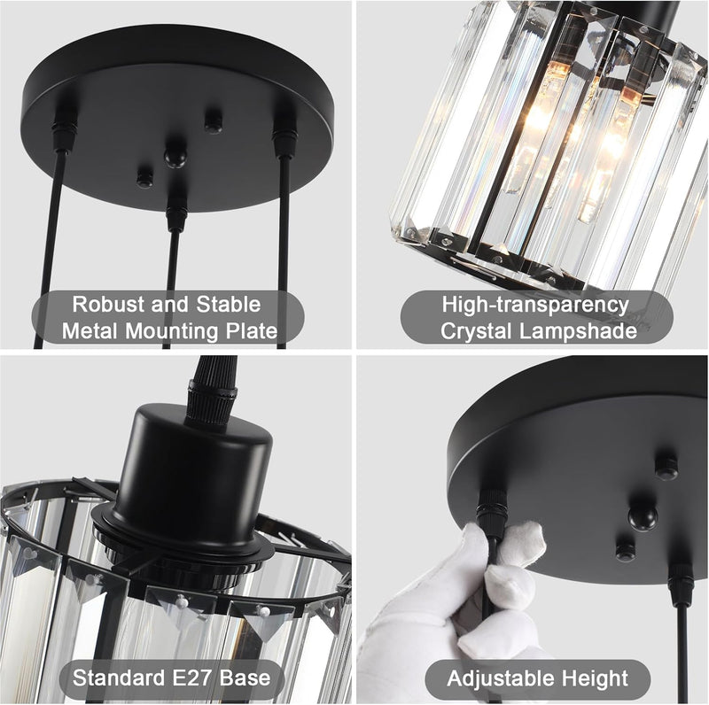 Crystal Chandelier 6 Lights Chandeliers Ceiling Light Modern