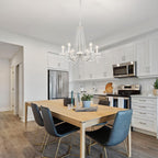 Crystal Chandelier 6 Lights Chandeliers Ceiling Light Modern