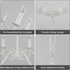 Crystal Chandelier 6 Lights Chandeliers Ceiling Modern Living
