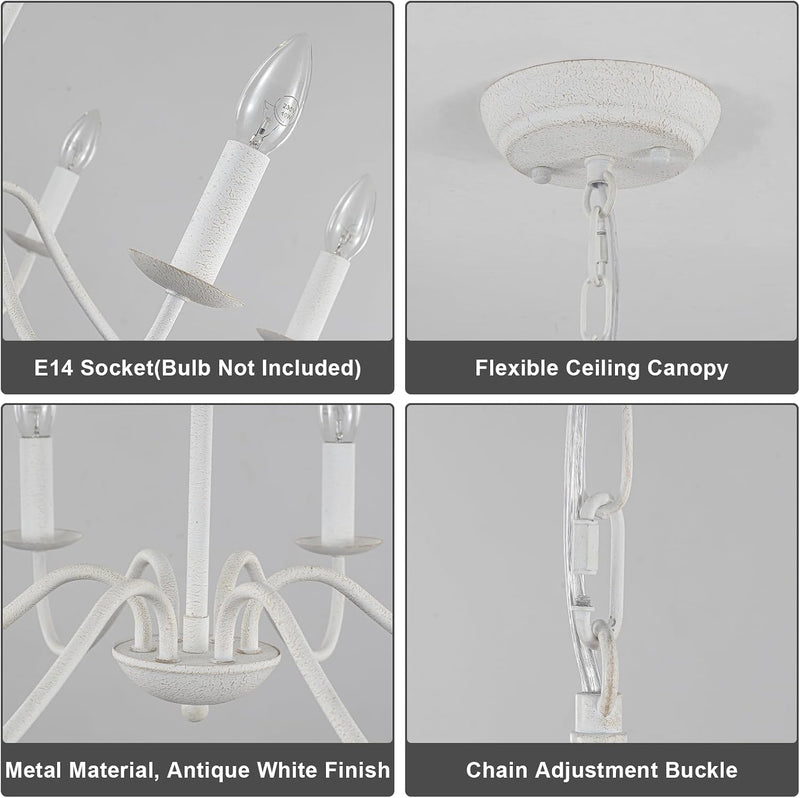Crystal Chandelier 6 Lights Chandeliers Ceiling Modern Living