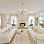 Crystal Chandelier 6 Lights Chandeliers Ceiling Modern Living