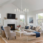 Crystal Chandelier 6 Lights Chandeliers Ceiling Modern Living