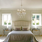 Crystal Chandelier 6 Lights Chandeliers Ceiling Modern Living