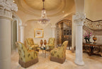 Crystal Chandelier 7-Light French Empire Crystals for Dining