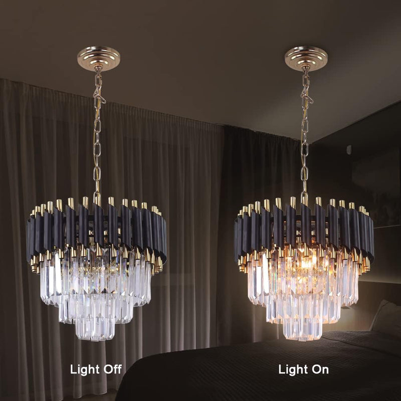 Crystal Chandelier 5-Light E14 Pendant Light