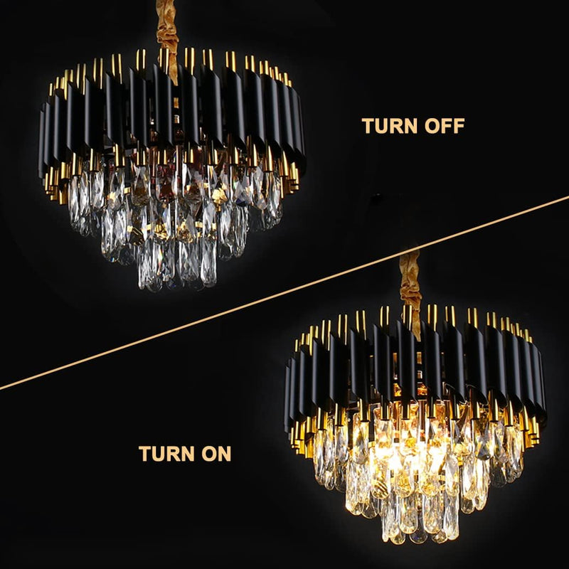 Crystal Chandelier 5-Light E14 Pendant Light