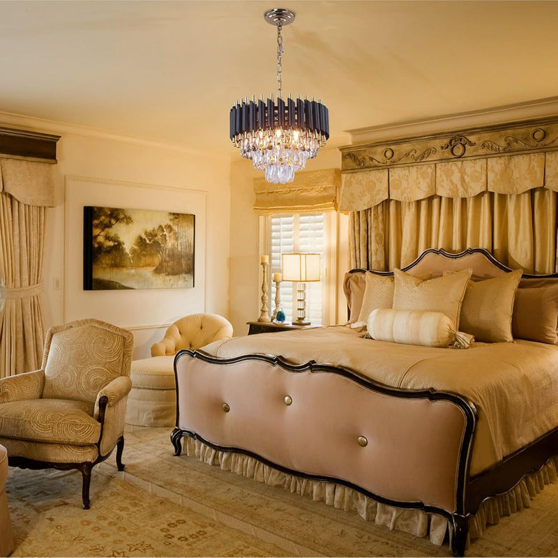 Crystal Chandelier 5-Light E14 Pendant Light