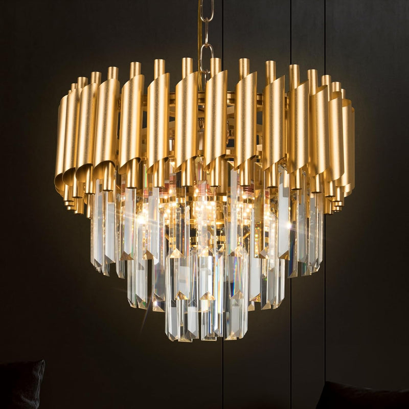 Crystal Chandelier 5-Light E14 Pendant Light