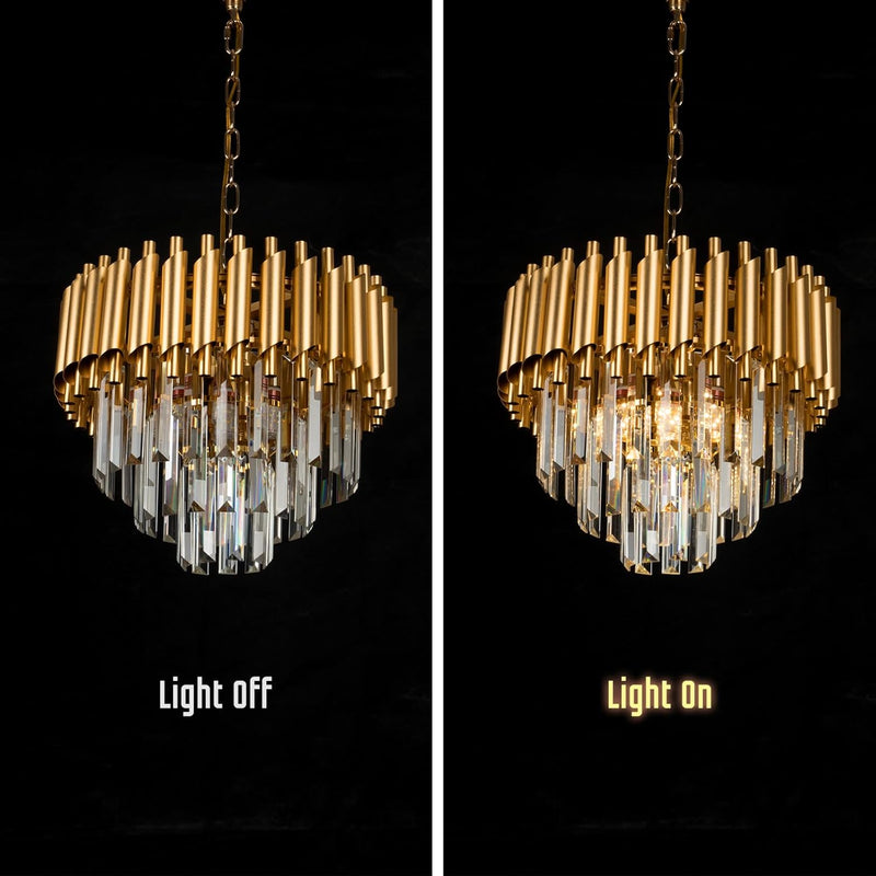 Crystal Chandelier 5-Light E14 Pendant Light