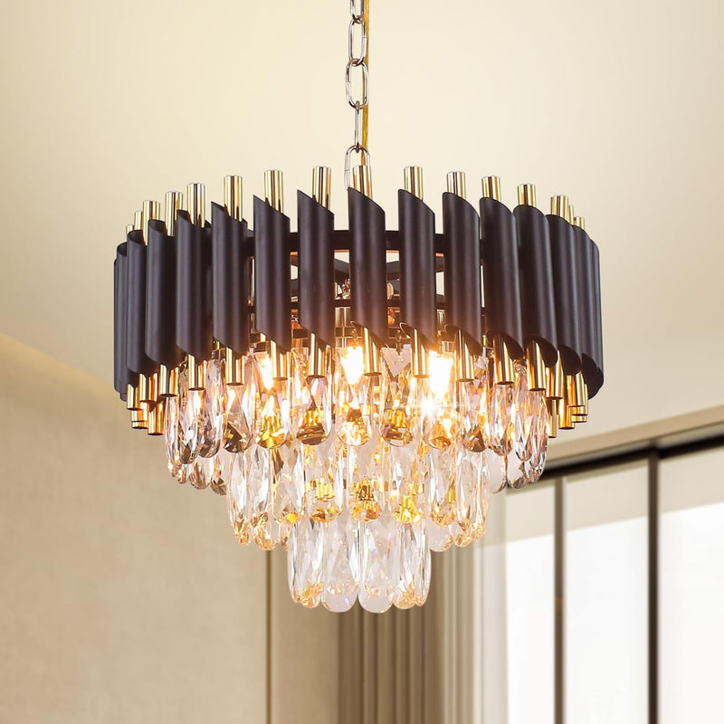 Crystal Chandelier 5-Light E14 Pendant Light
